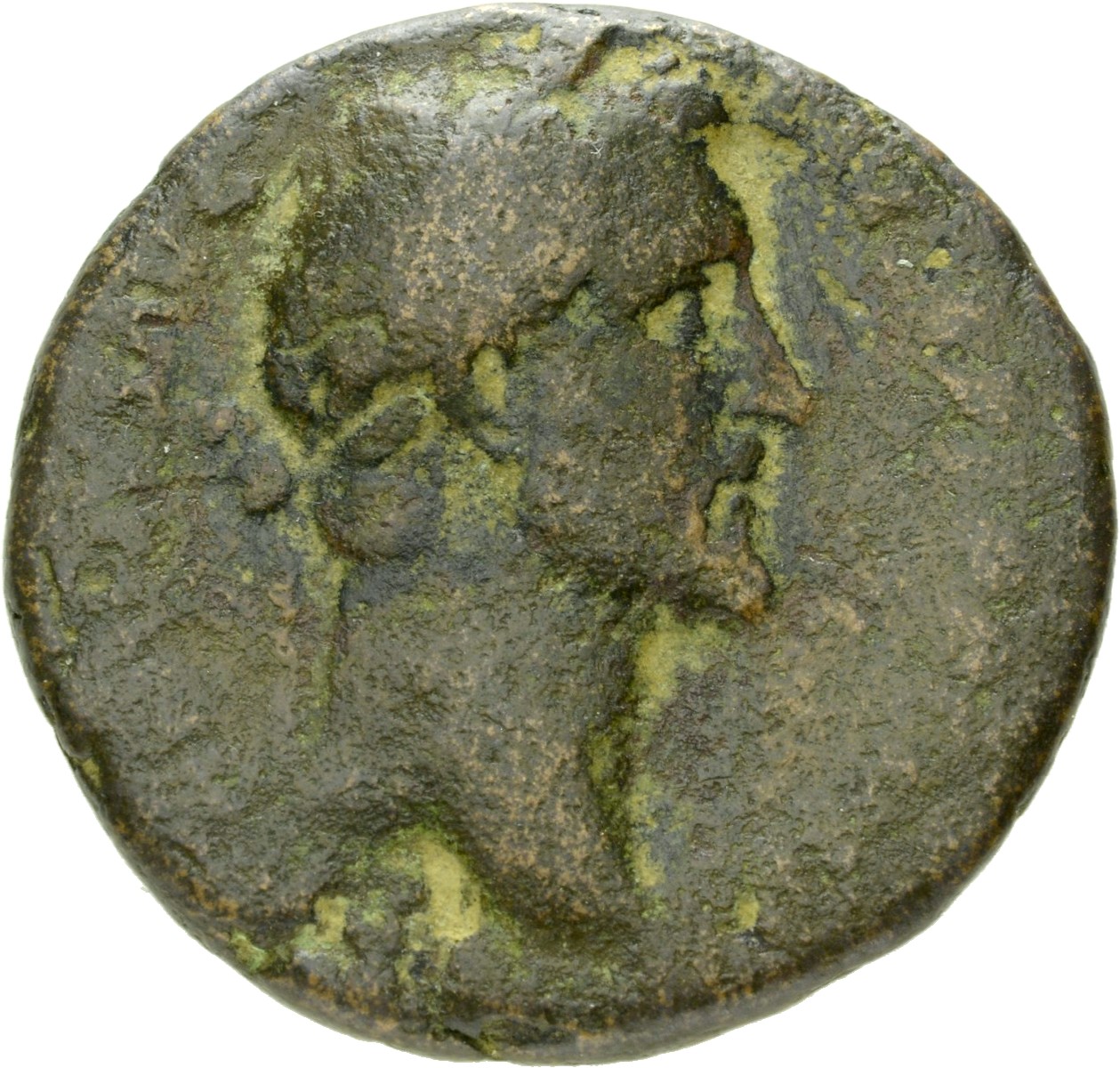 RIC III Antoninus Pius 827A Antoninus Pius obverse, Head of Antoninus Pius, laureate, right
