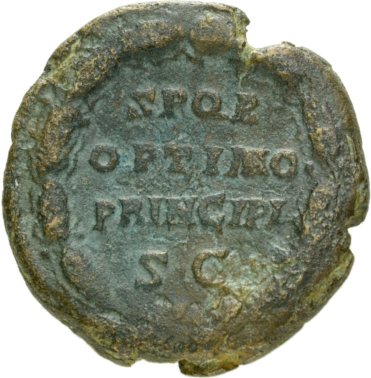 RIC III Antoninus Pius 827B Antoninus Pius reverse, Oak-wreath