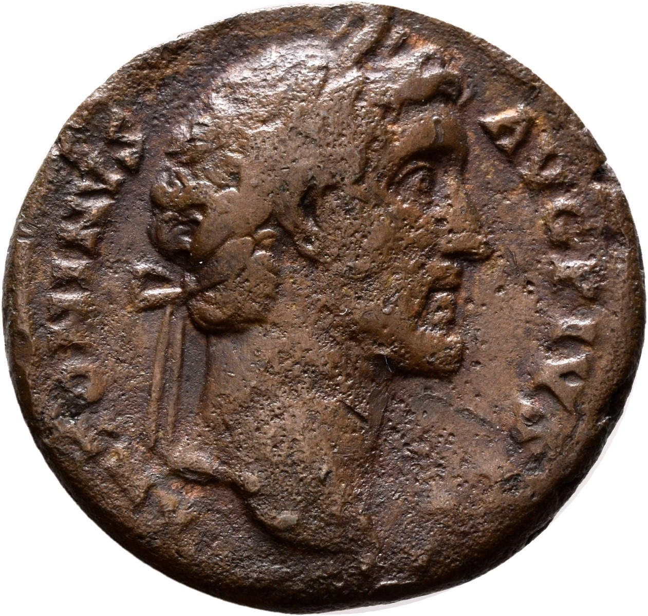 RIC III Antoninus Pius 830 Antoninus Pius obverse, Head of Antoninus Pius, laureate, right