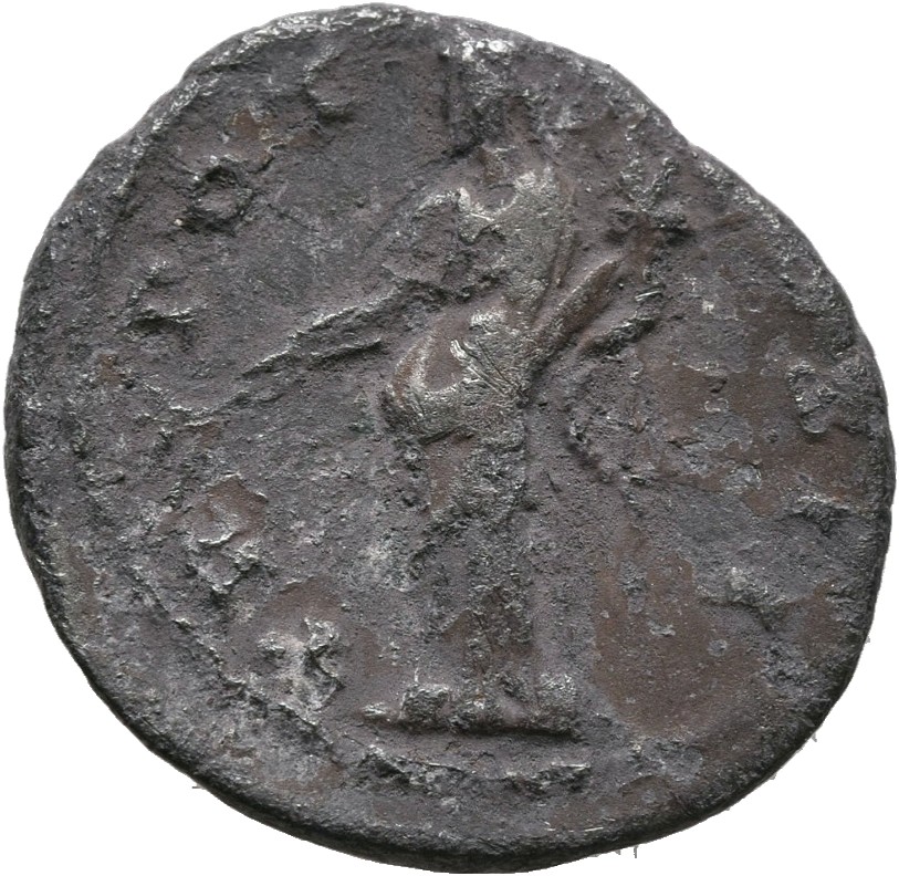 RIC III Antoninus Pius 86 Antoninus Pius reverse, Pax, draped, standing left, holding branch in right hand and cornucopiae...