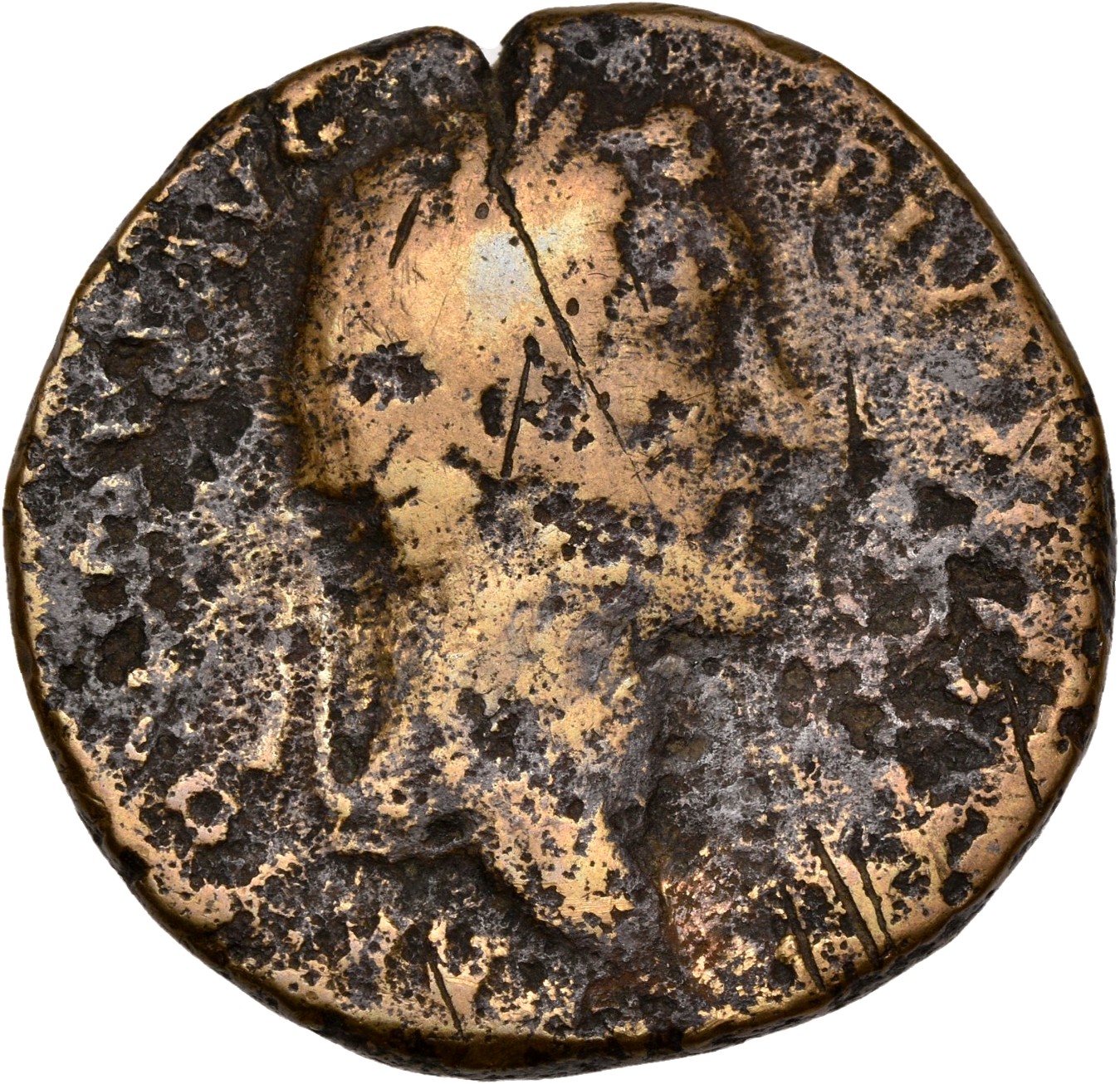 RIC III Antoninus Pius 865 Antoninus Pius obverse, Head of Antoninus Pius, laureate, right