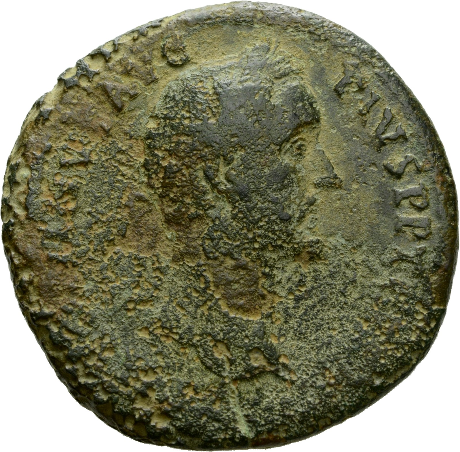 RIC III Antoninus Pius 867 Antoninus Pius obverse, Head of Antoninus Pius, laureate, right