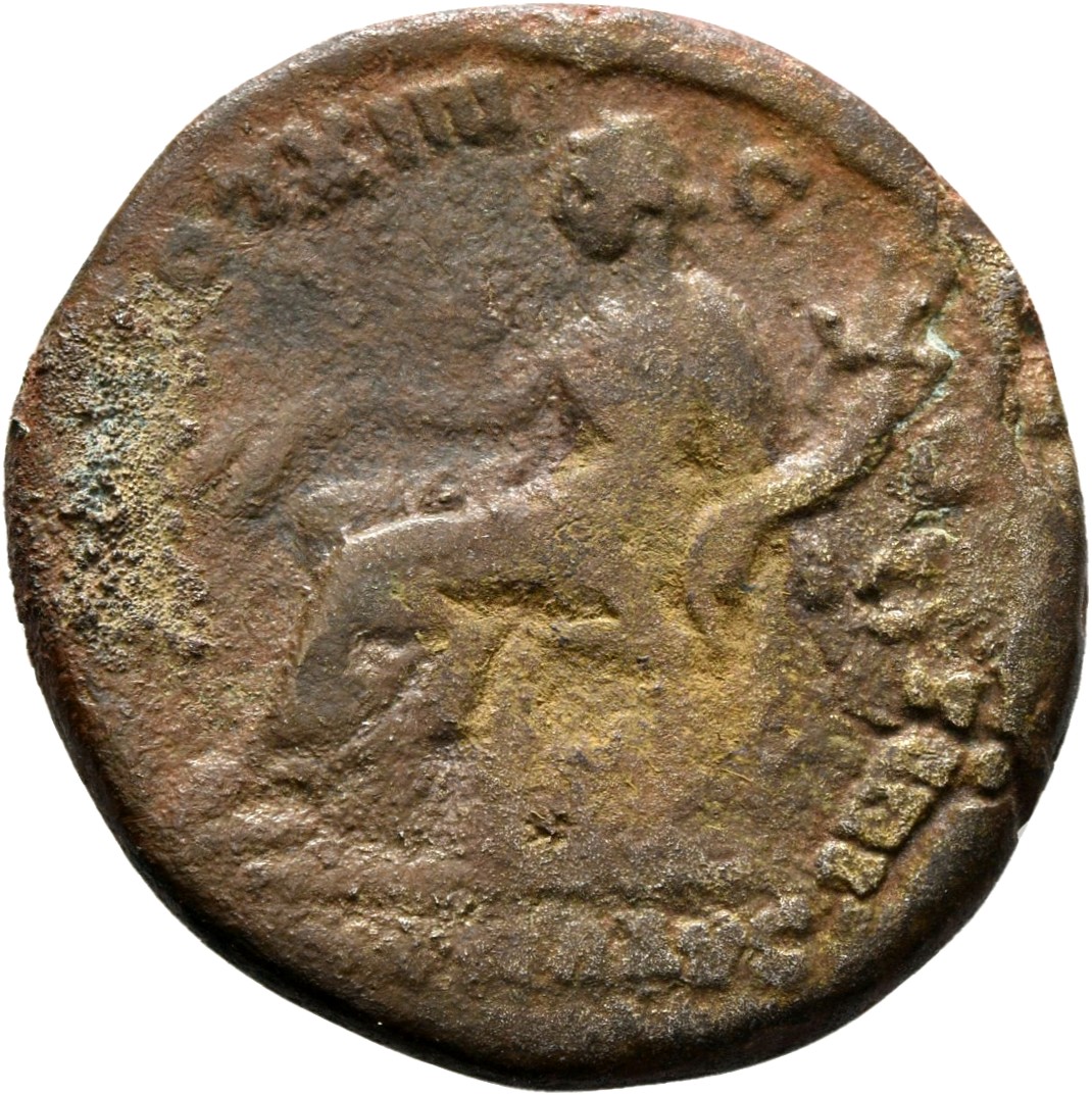 RIC III Antoninus Pius 880 Antoninus Pius reverse, Annona, draped, seated, left on low seat, holding two corn-ears in exte...