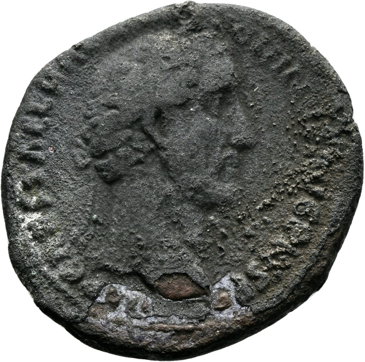 RIC III Antoninus Pius 881 Antoninus Pius obverse, Head of Antoninus Pius, laureate, right
