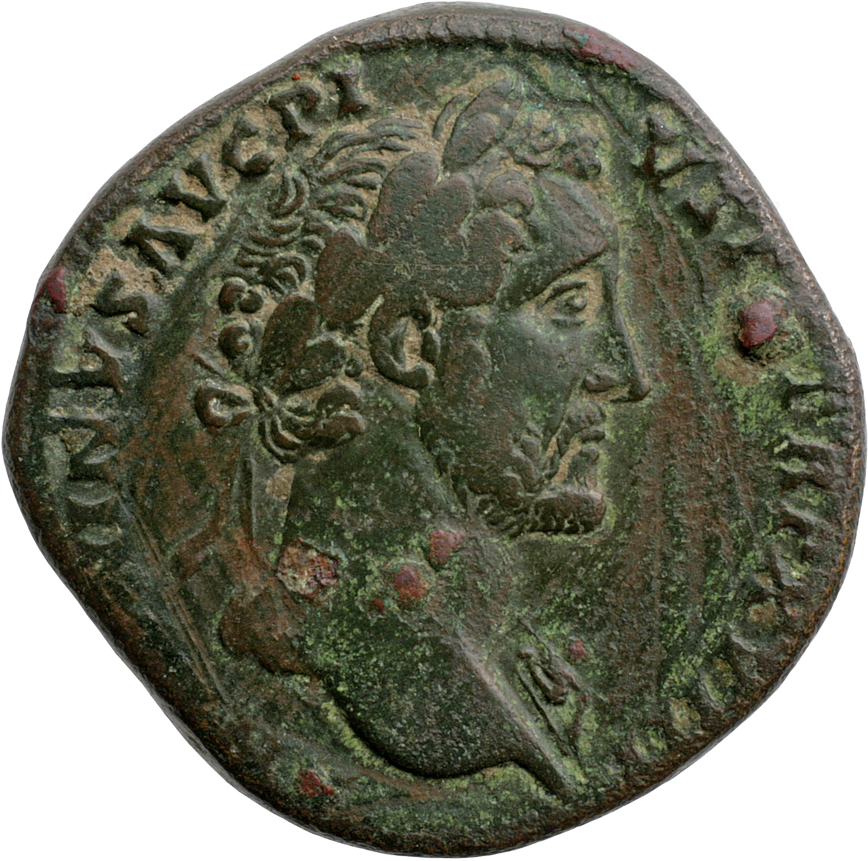 RIC III Antoninus Pius 929 Antoninus Pius obverse, Head of Antoninus Pius, laureate, right