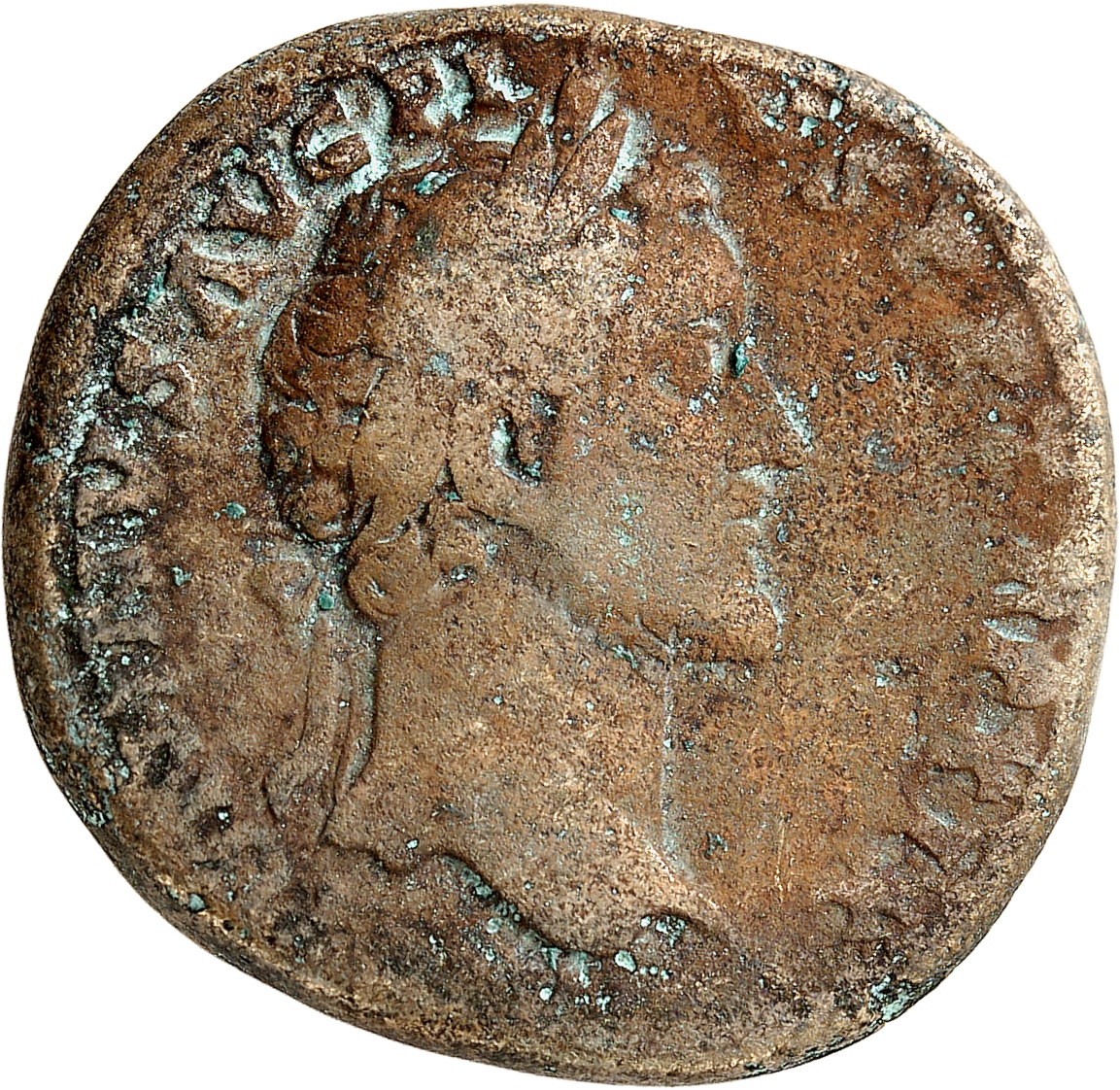 RIC III Antoninus Pius 939 Antoninus Pius obverse, Head of Antoninus Pius, laureate, right