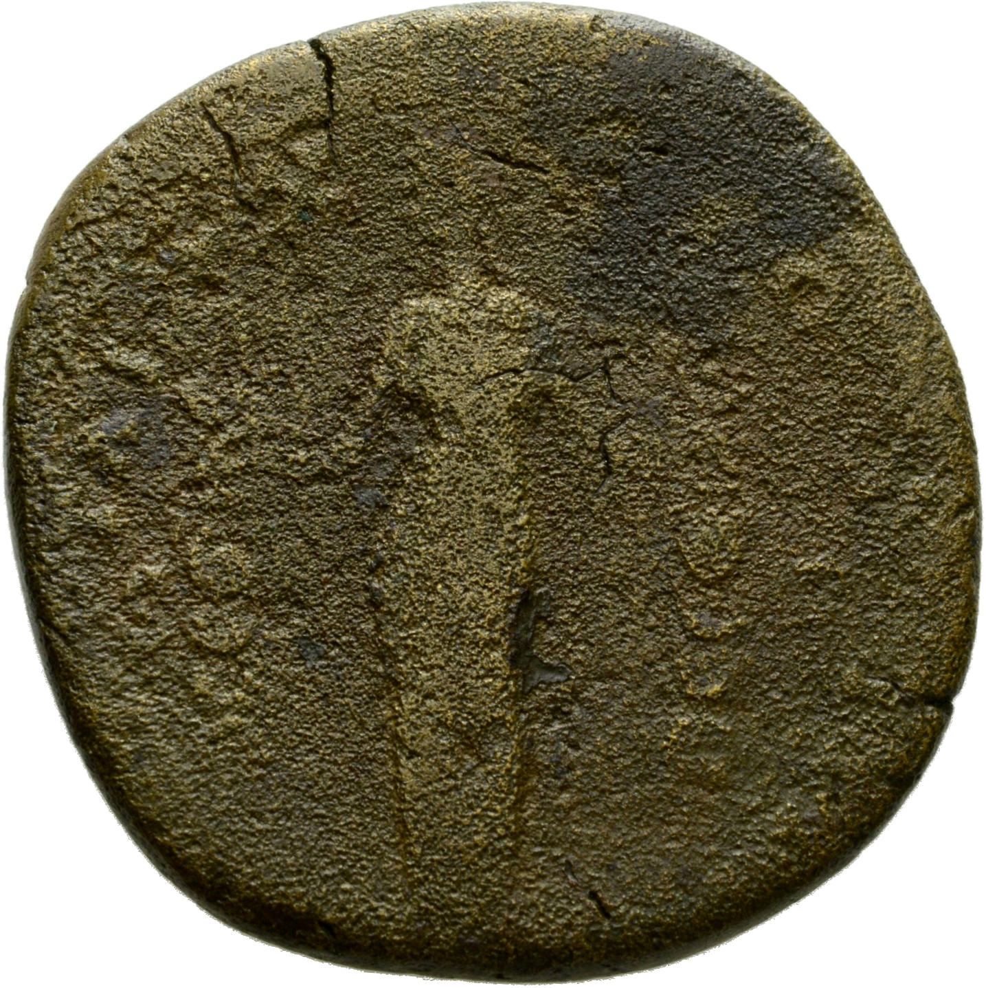 RIC III Antoninus Pius 943A Antoninus Pius reverse, Fides Exercitus, standing left, holding two standards