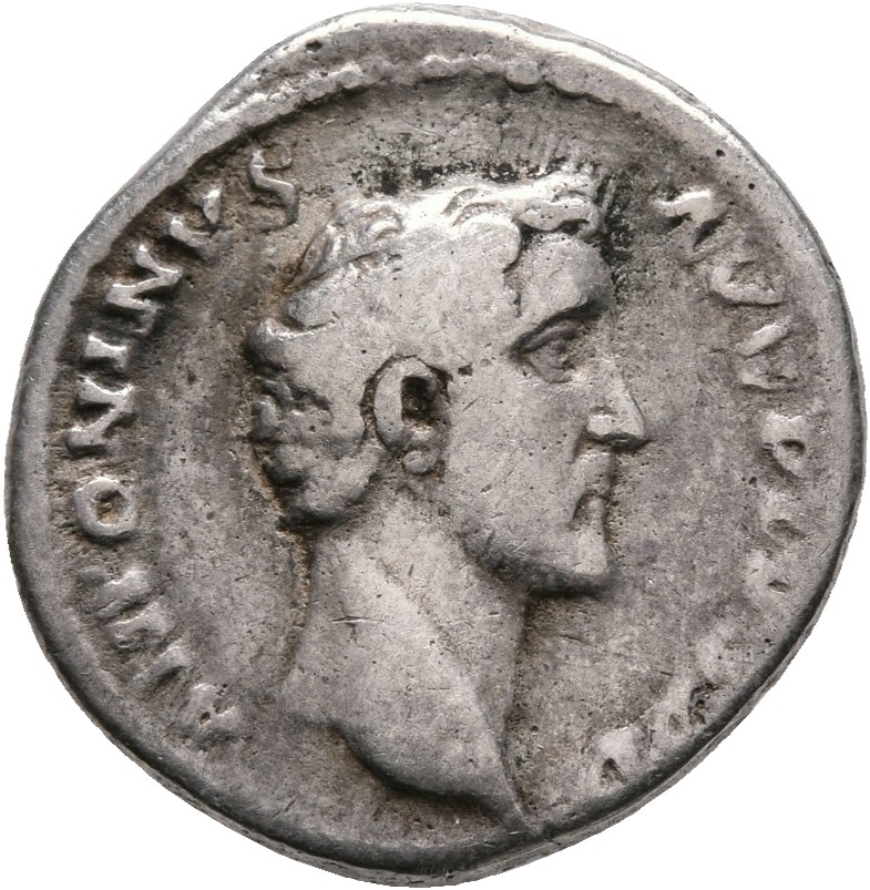 RIC III Antoninus Pius 98A Antoninus Pius obverse, Head of Antoninus Pius, bare, right