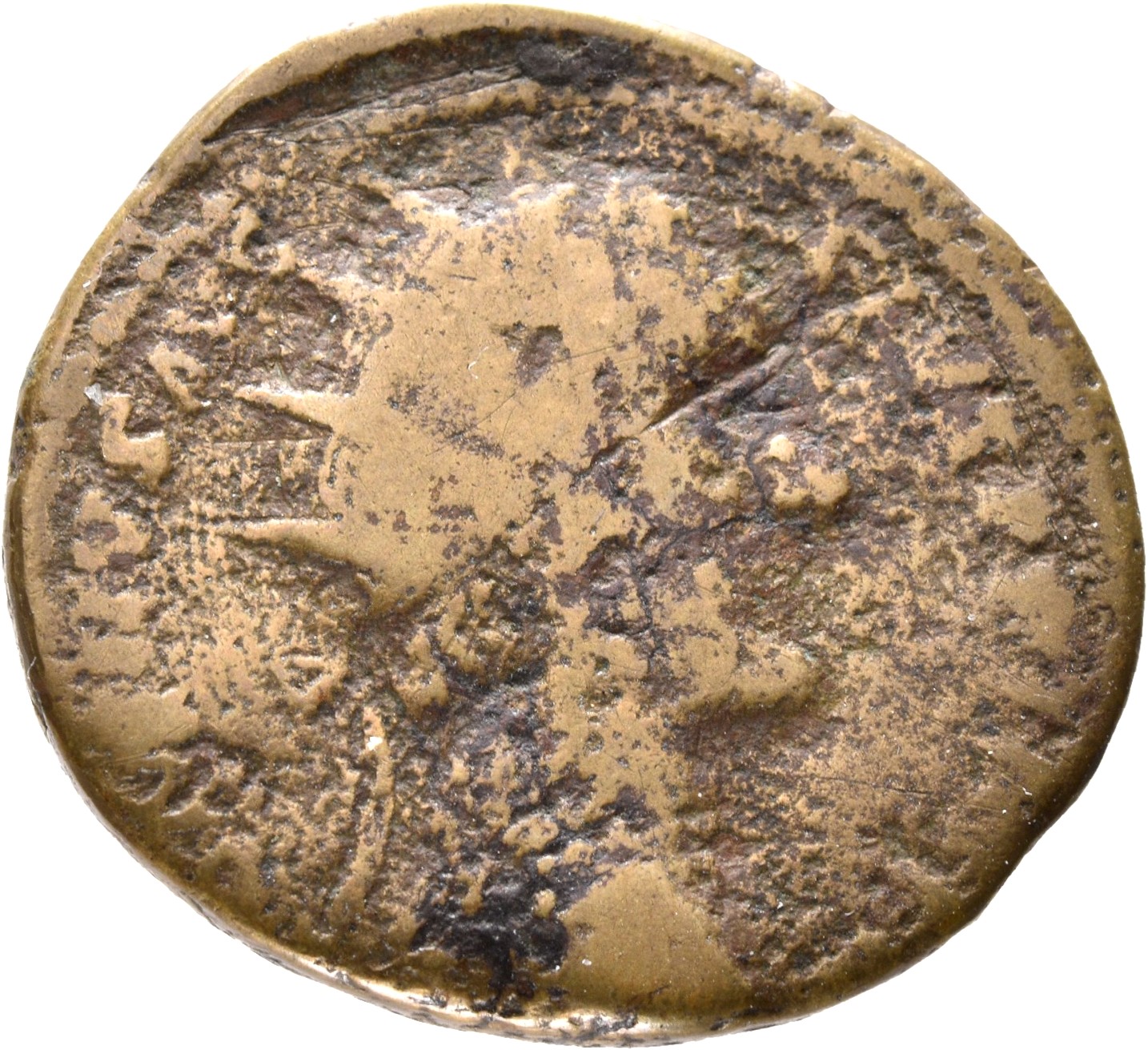 RIC III Antoninus Pius 993 Antoninus Pius obverse, Head of Antoninus Pius, radiate, right