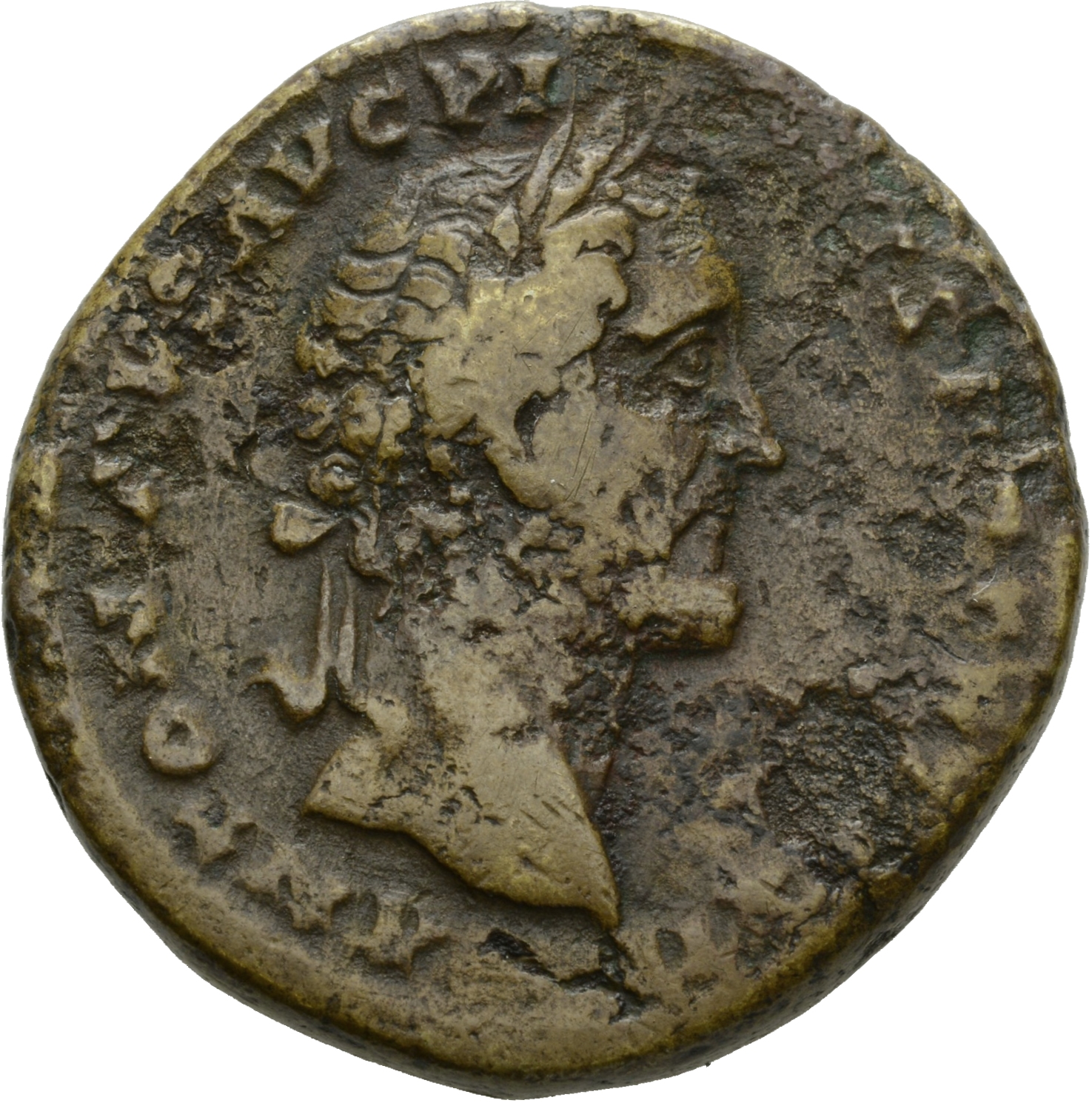 RIC III Antoninus Pius 998 Antoninus Pius obverse, Head of Antoninus Pius, laureate, right