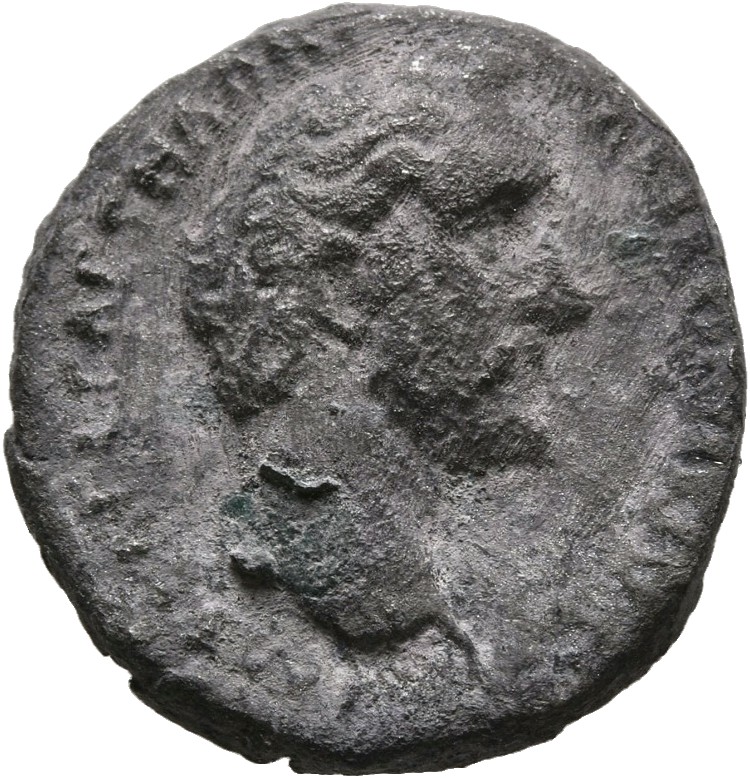 RIC III Antoninus Pius 9a Antoninus Pius obverse, Head of Antoninus Pius, bare right