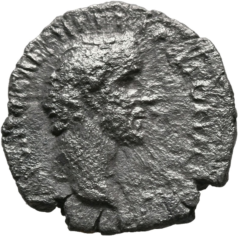 RIC III Antoninus Pius 9a Antoninus Pius obverse, Head of Antoninus Pius, bare right