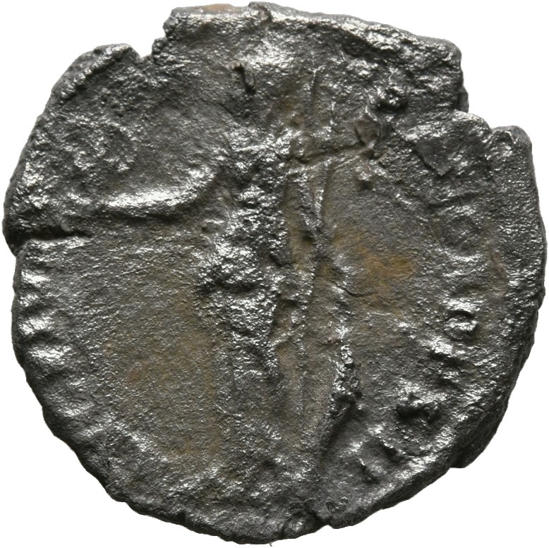 RIC III Antoninus Pius 9a Antoninus Pius reverse, Minerva, helmeted, draped, standing left, holding Victory on right hand ...