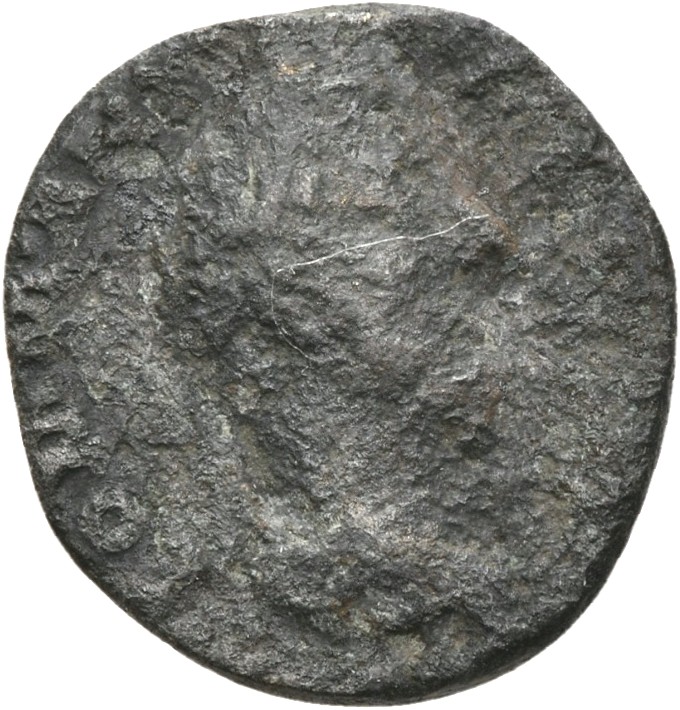 RIC III Commodus 108 Commodus obverse, Head of Commodus, laureate, right