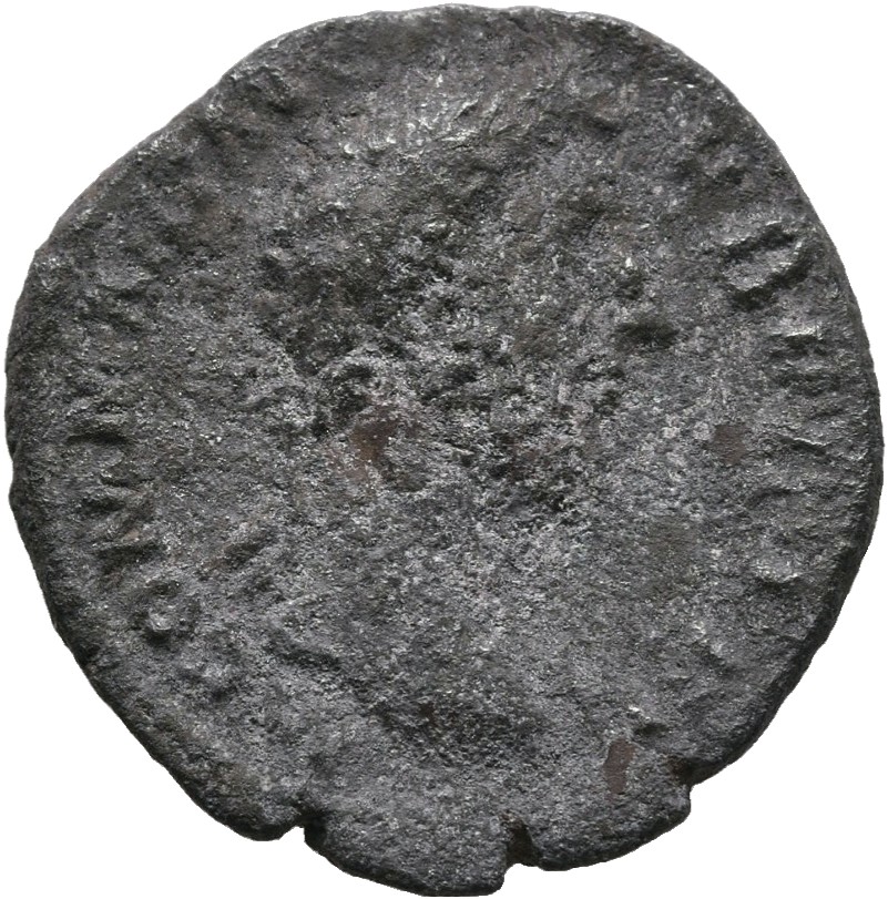 RIC III Commodus 109 Commodus obverse, Head of Commodus, laureate, right