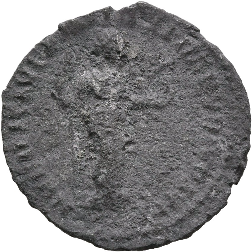 RIC III Commodus 139 Commodus reverse — Nobilitas, draped, standing right, holding sceptre in right hand and stattuette of...