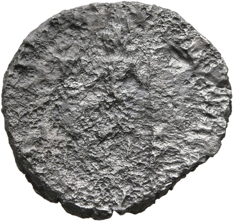 RIC III Commodus 160 Commodus reverse — Virtus, in military attire, standing left, holding Victory in extended right hand ...