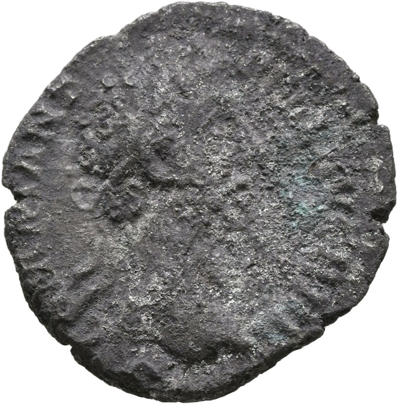 RIC III Commodus 161 Commodus obverse, Head of Commodus, laureate, right