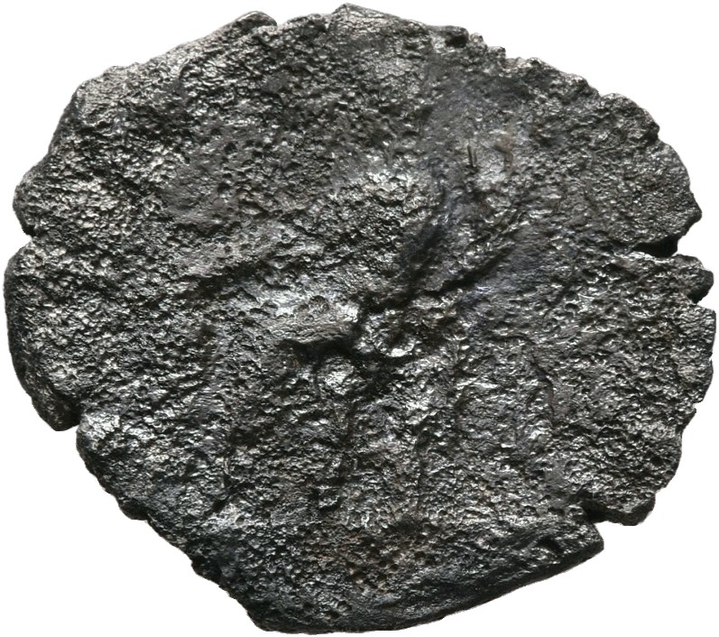 RIC III Commodus 166a Commodus reverse, Fortuna, draped, seated left on low seat, holding rudder set on globe in right han...