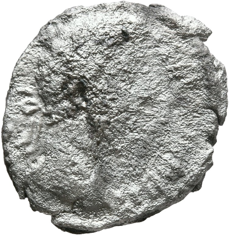 RIC III Commodus 167 (denarius) Commodus obverse, Head of Commodus, laureate, right