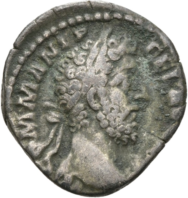 RIC III Commodus 191A Commodus obverse, Head of Commodus, laureate, right