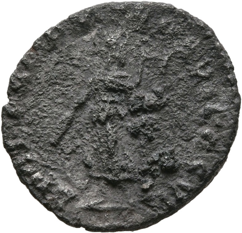 RIC III Commodus 218 Commodus reverse, Apollo in long rob, standing front, head right, holding plectrum in right hand and ...