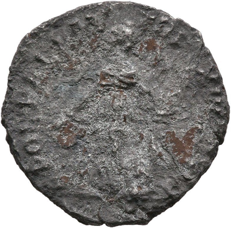 RIC III Commodus 218 Commodus reverse, Apollo in long rob, standing front, head right, holding plectrum in right hand and ...