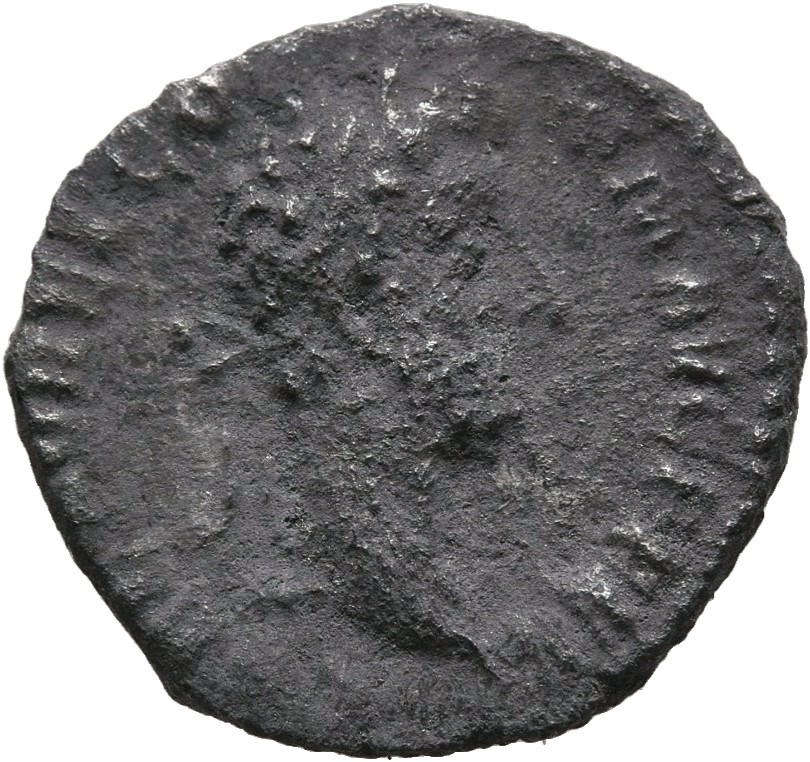RIC III Commodus 233 Commodus obverse, Head of Commodus, laureate, right