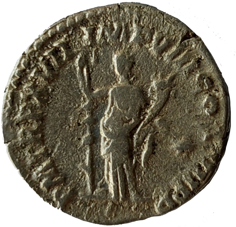 RIC III Commodus 233 Commodus reverse, Fides Militum, standing left, holding standard in right hand and cornucopiae in lef...