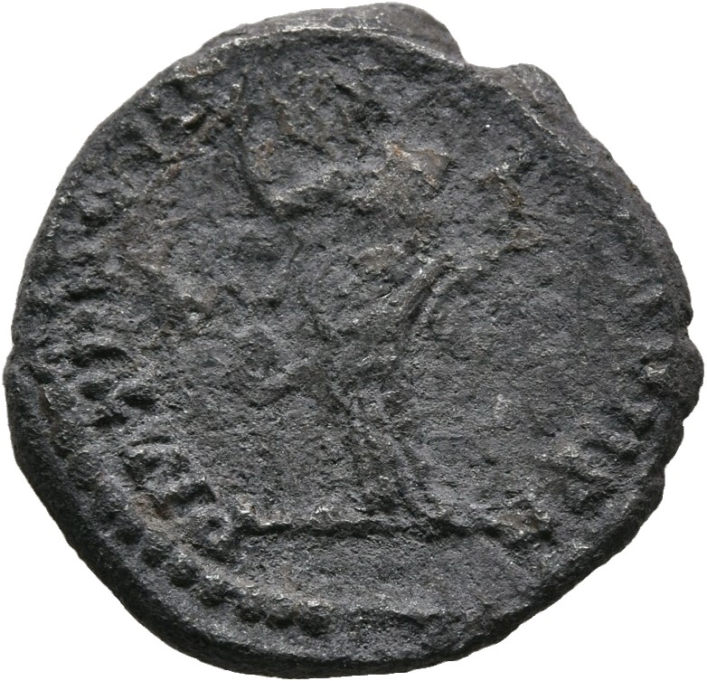 RIC III Commodus 234 Commodus reverse, Fides Militum, standing left, holding standard in right hand and cornucopiae in lef...