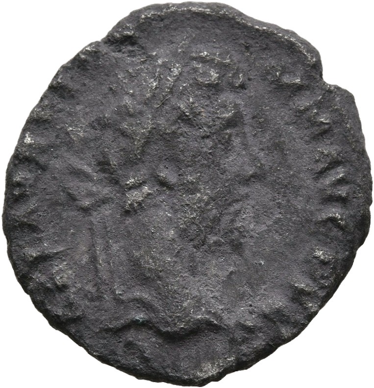 RIC III Commodus 236 Commodus obverse, Head of Commodus, laureate, right