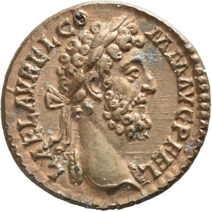 RIC III Commodus 237Ad Commodus obverse, Bust of Commodus, laureate, draped, right