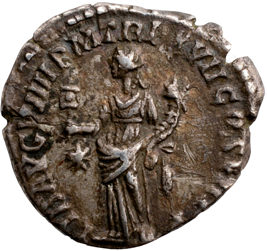 RIC III Commodus 240 Commodus reverse, Liberalitas, draped, standing left, holding abacus in extended right hand and cornu...