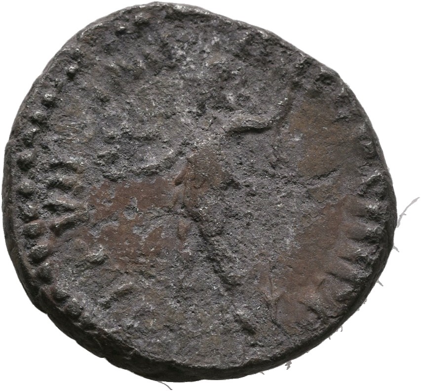 RIC III Commodus 26b Commodus reverse, Roma, helmeted, draped, seated left, holding Victory in extended right hand and spe...