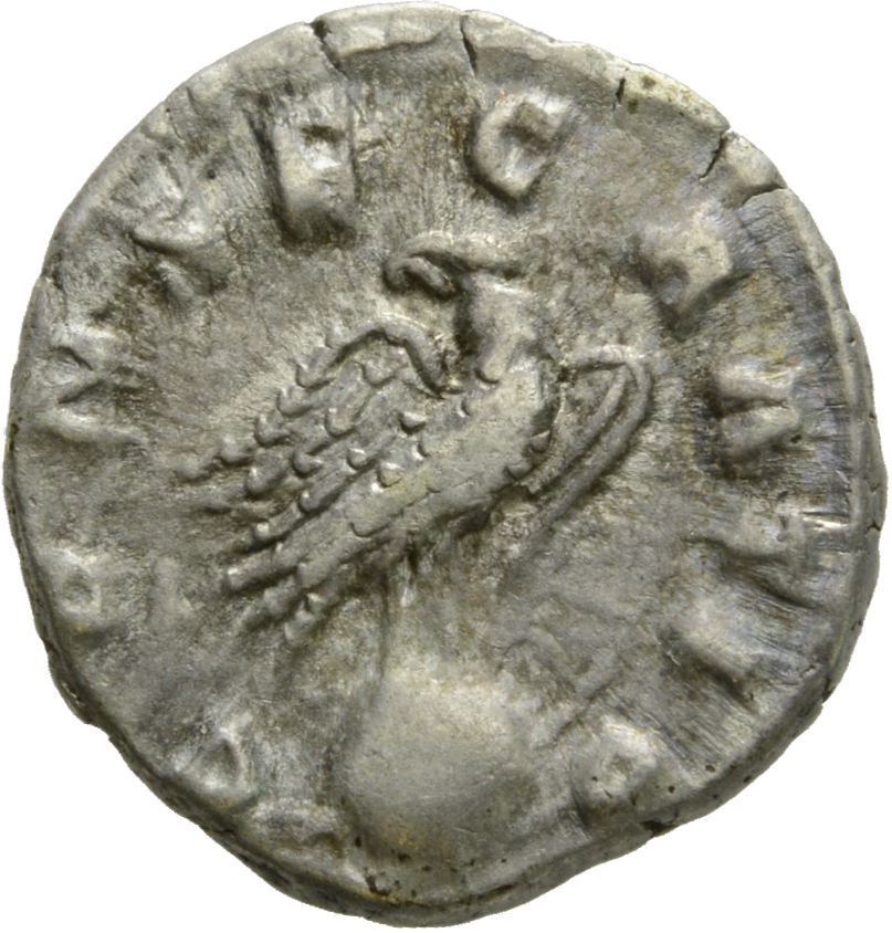RIC III Commodus 273 Commodus reverse, Eagle, standing right on globe, head left