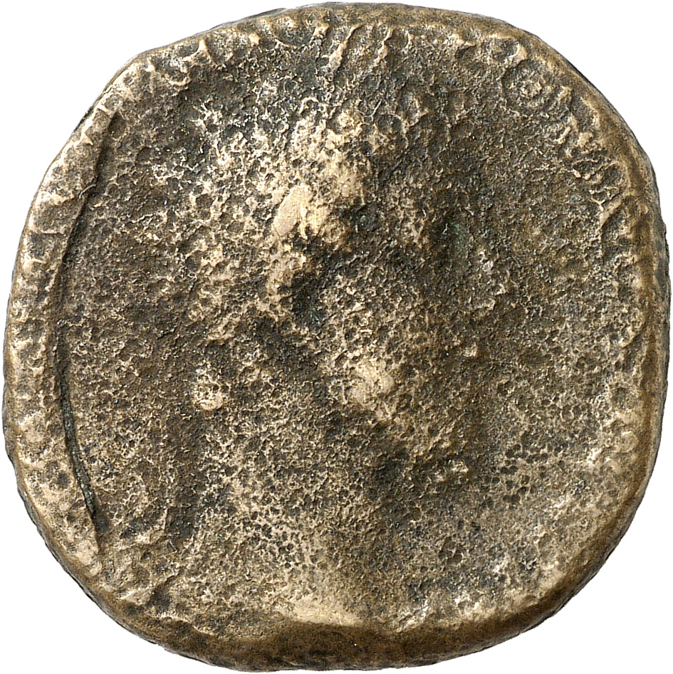 RIC III Commodus 301a Commodus obverse, Head of Commodus, laureate, right