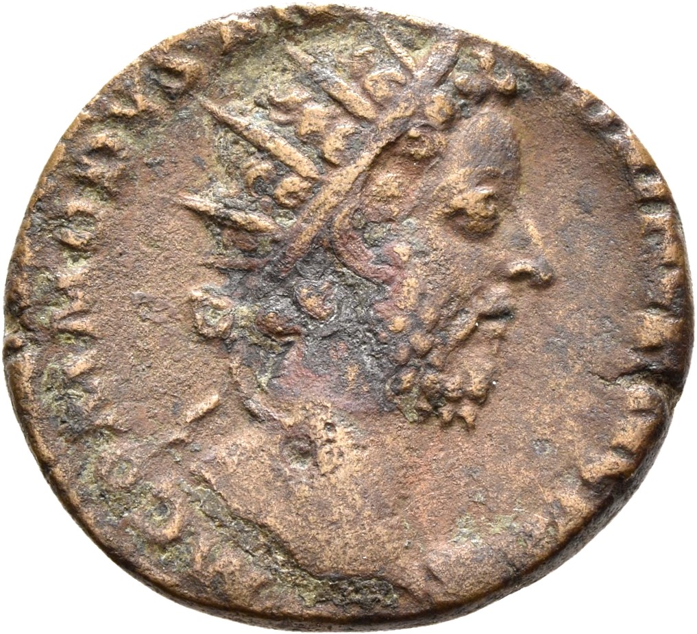 RIC III Commodus 421a Commodus obverse, Head of Commodus, radiate, right