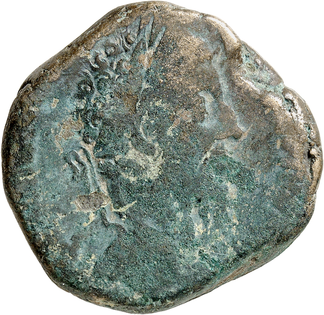 RIC III Commodus 441a Commodus obverse, Head of Commodus, laureate, right