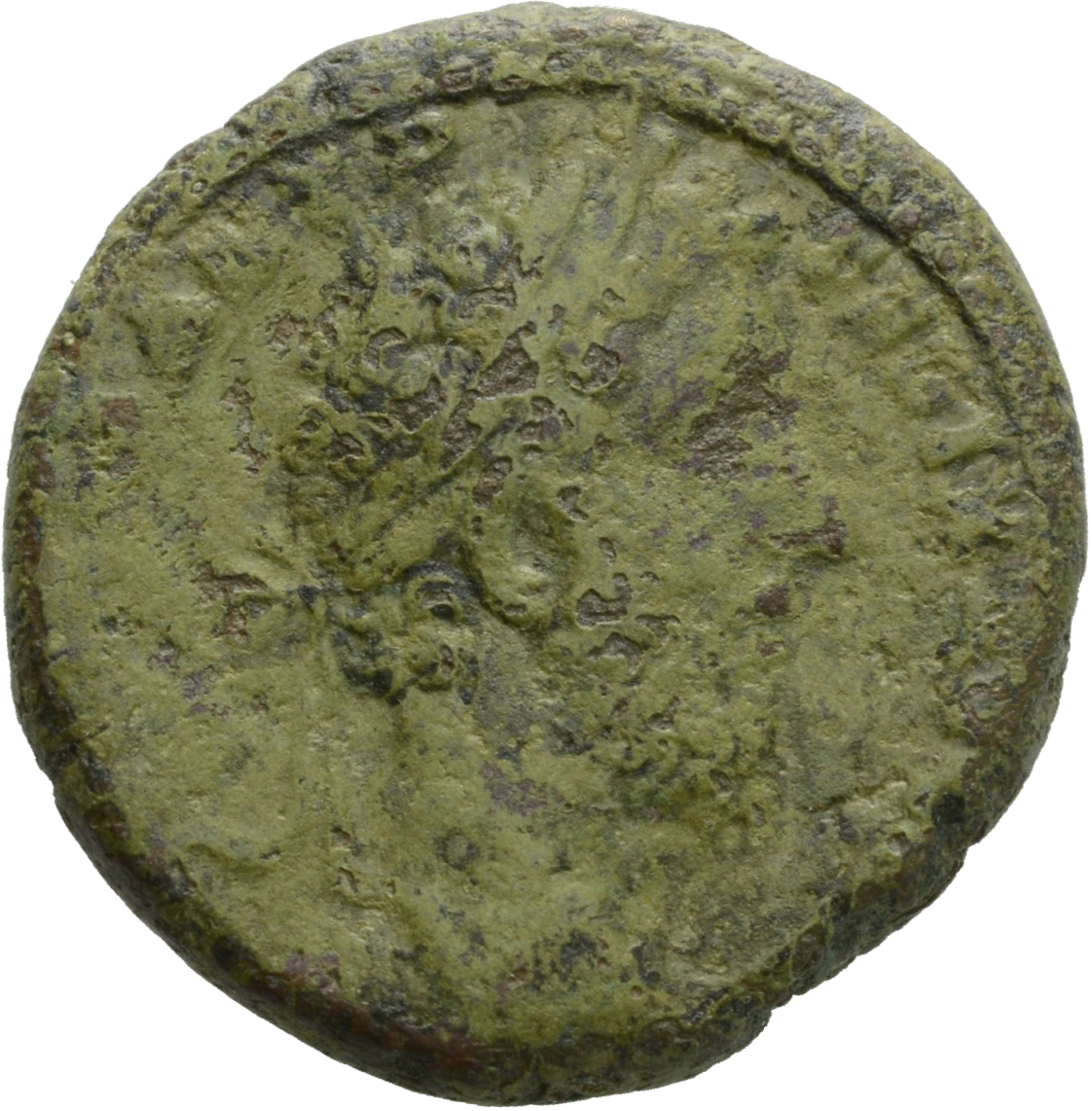 RIC III Commodus 488 Commodus obverse, Head of Commodus, laureate, right