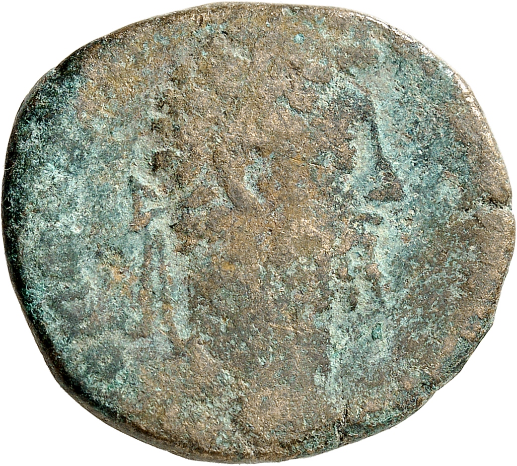 RIC III Commodus 496 Commodus obverse, Head of Commodus, laureate, right