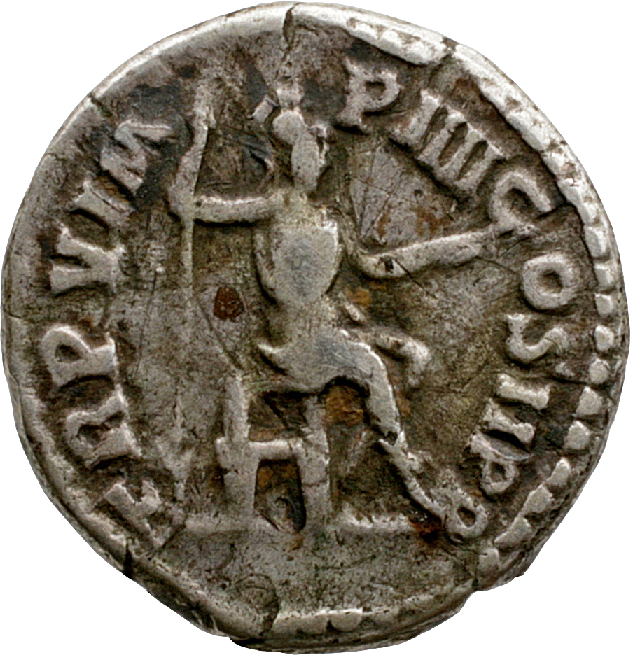 RIC III Commodus 5 Commodus reverse, Roma, helmeted, draped, seated right, holding spear in right hand and parazonium in l...
