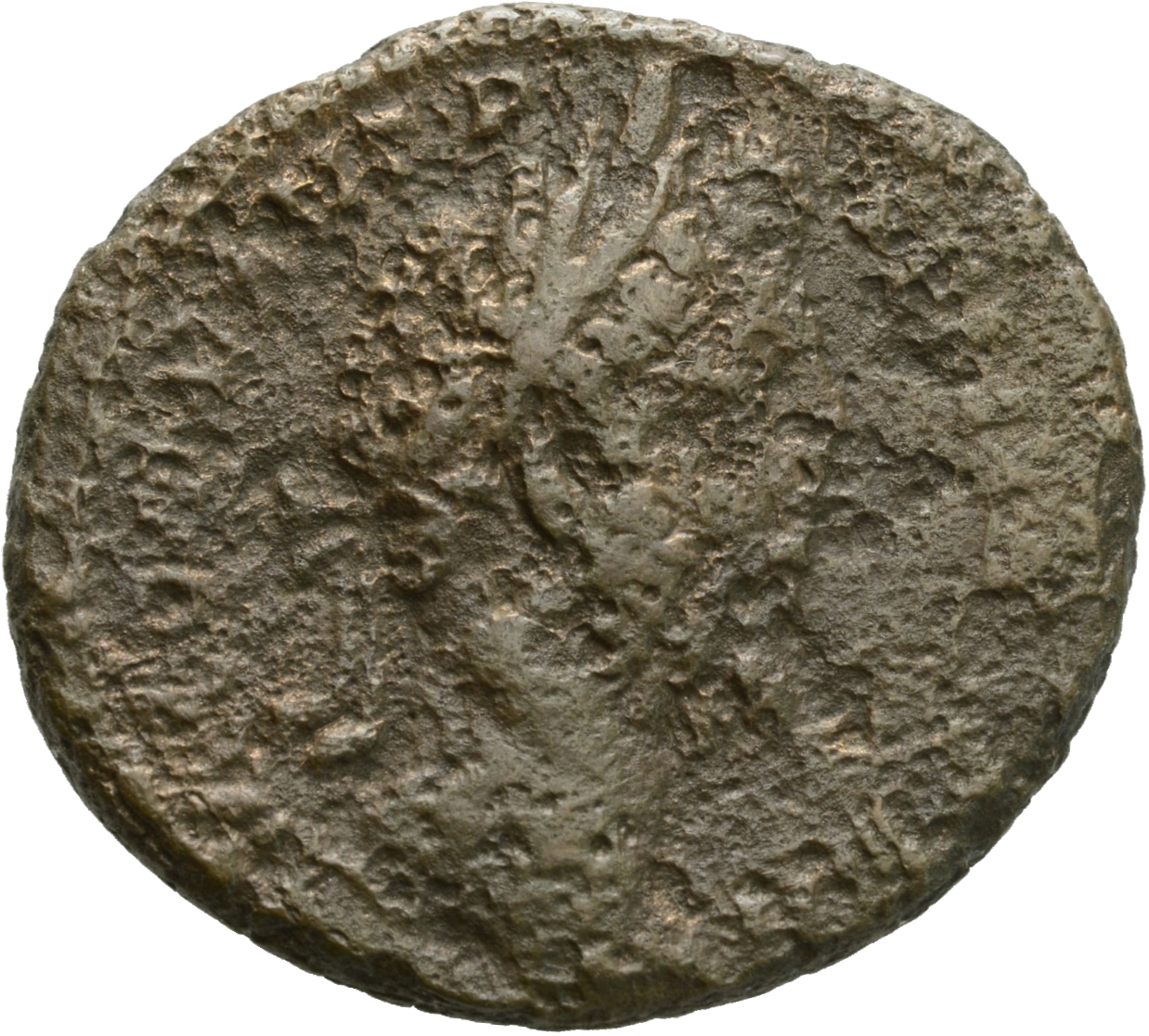 RIC III Commodus 521 Commodus obverse, Head of Commodus, laureate, right