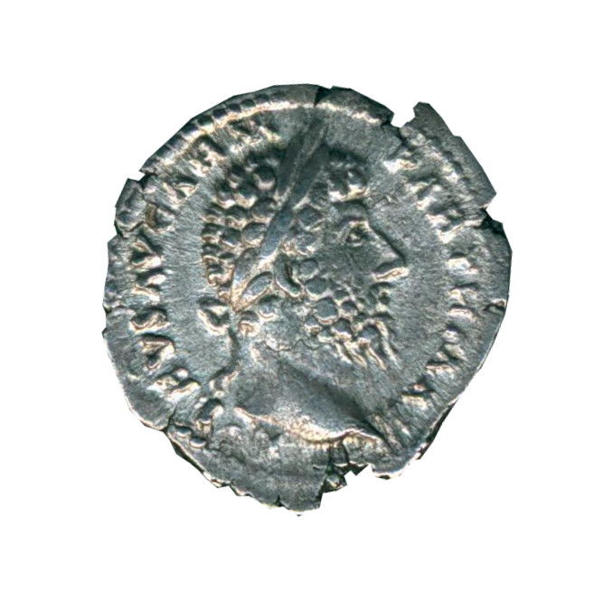 RIC III Commodus 561 Commodus obverse, Head of Commodus, laureate, right