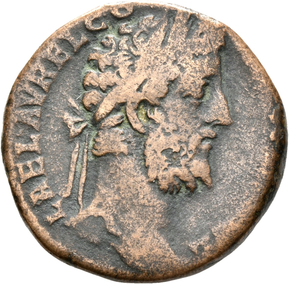 RIC III Commodus 641 Commodus obverse, Head of Commodus, laureate, right