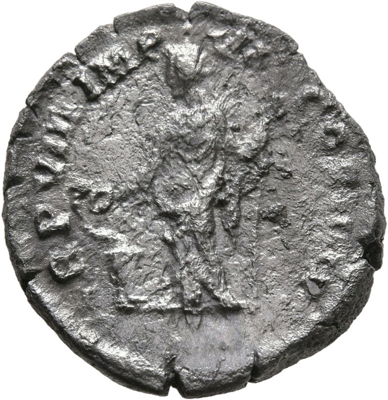 RIC III Commodus 66 Commodus reverse, Salus, draped, standing left, feeding out of patera in right hand snake coiled round...