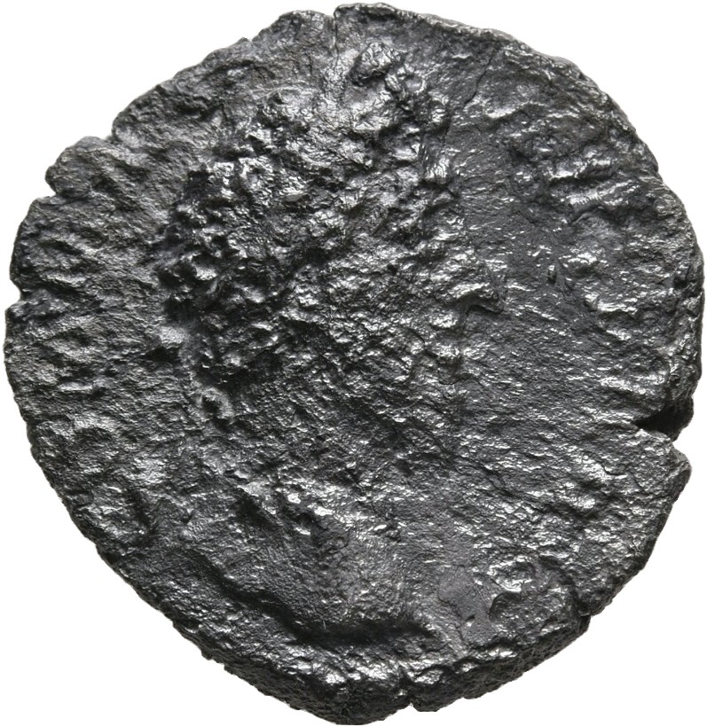 RIC III Commodus 90c Commodus obverse, Head of Commodus, laureate, right