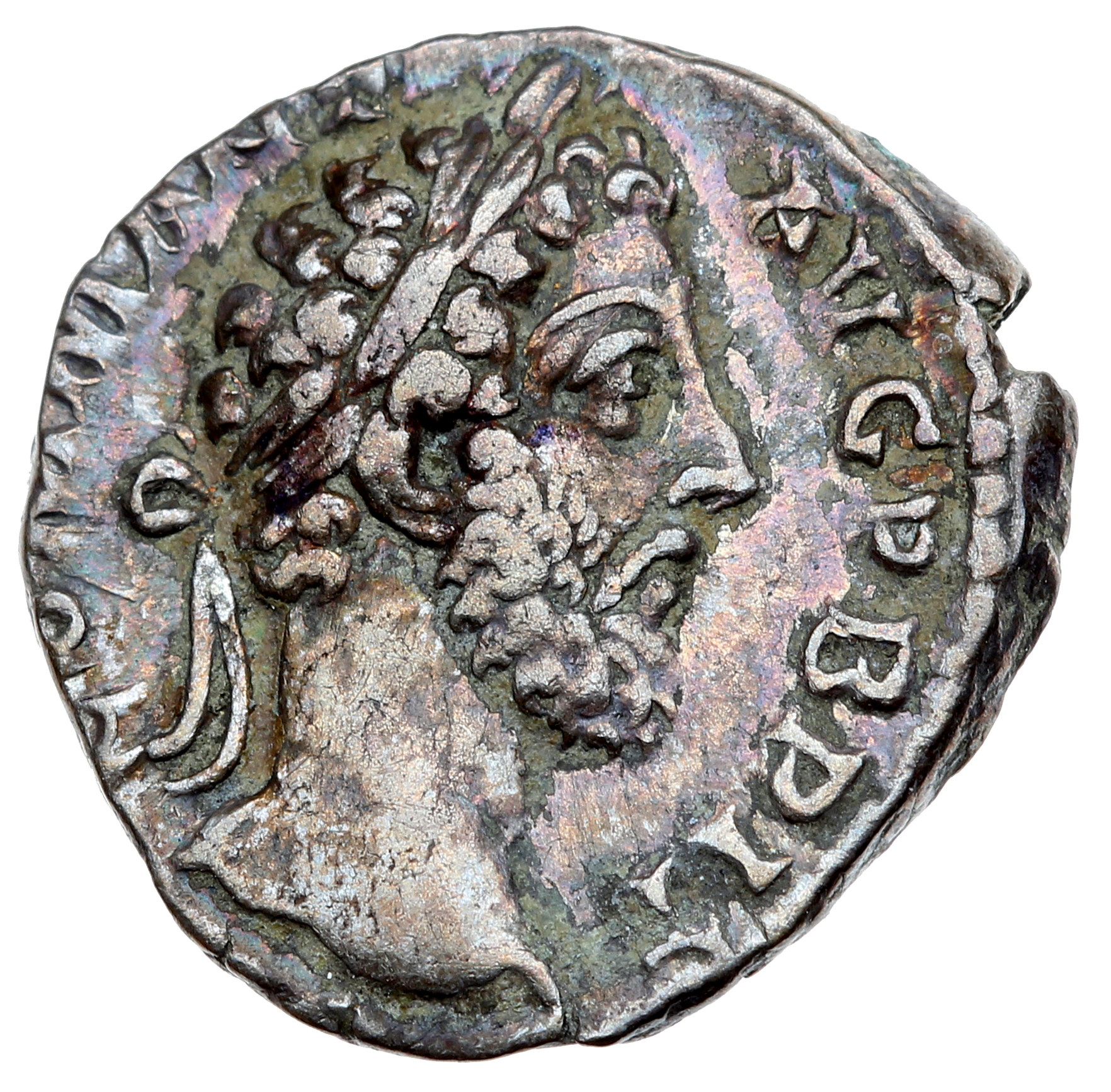 RIC III Commodus 90c Commodus obverse, Head of Commodus, laureate, right