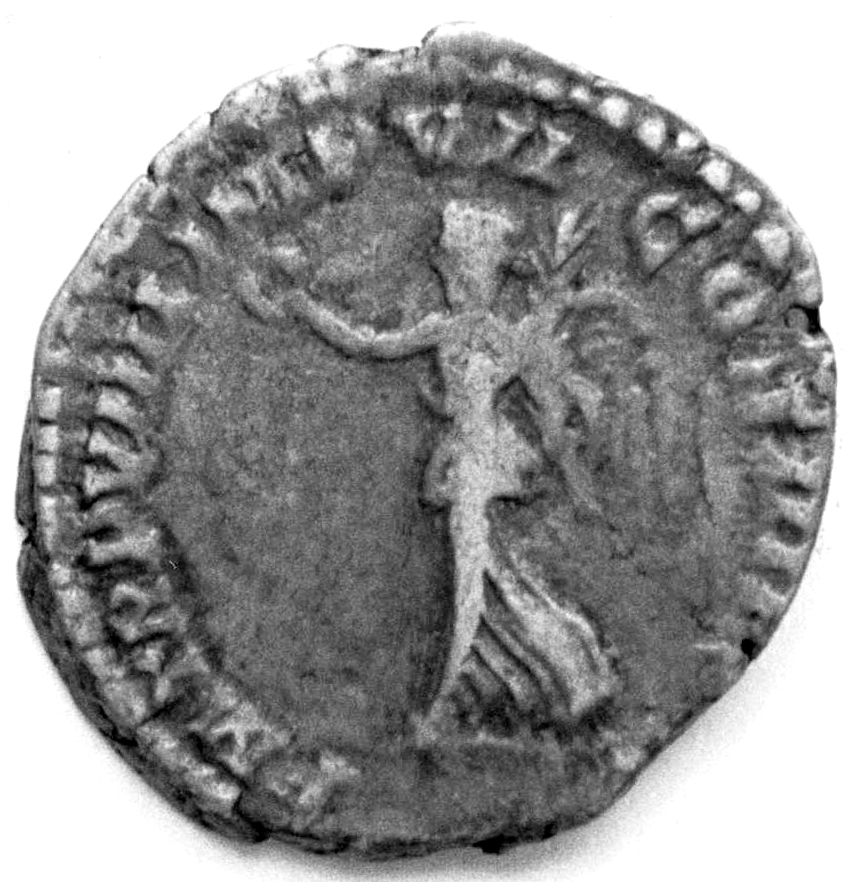 RIC III Commodus 93A Commodus reverse, Victory, winged, draped, advancing left, holding wreath in extended right hand and ...