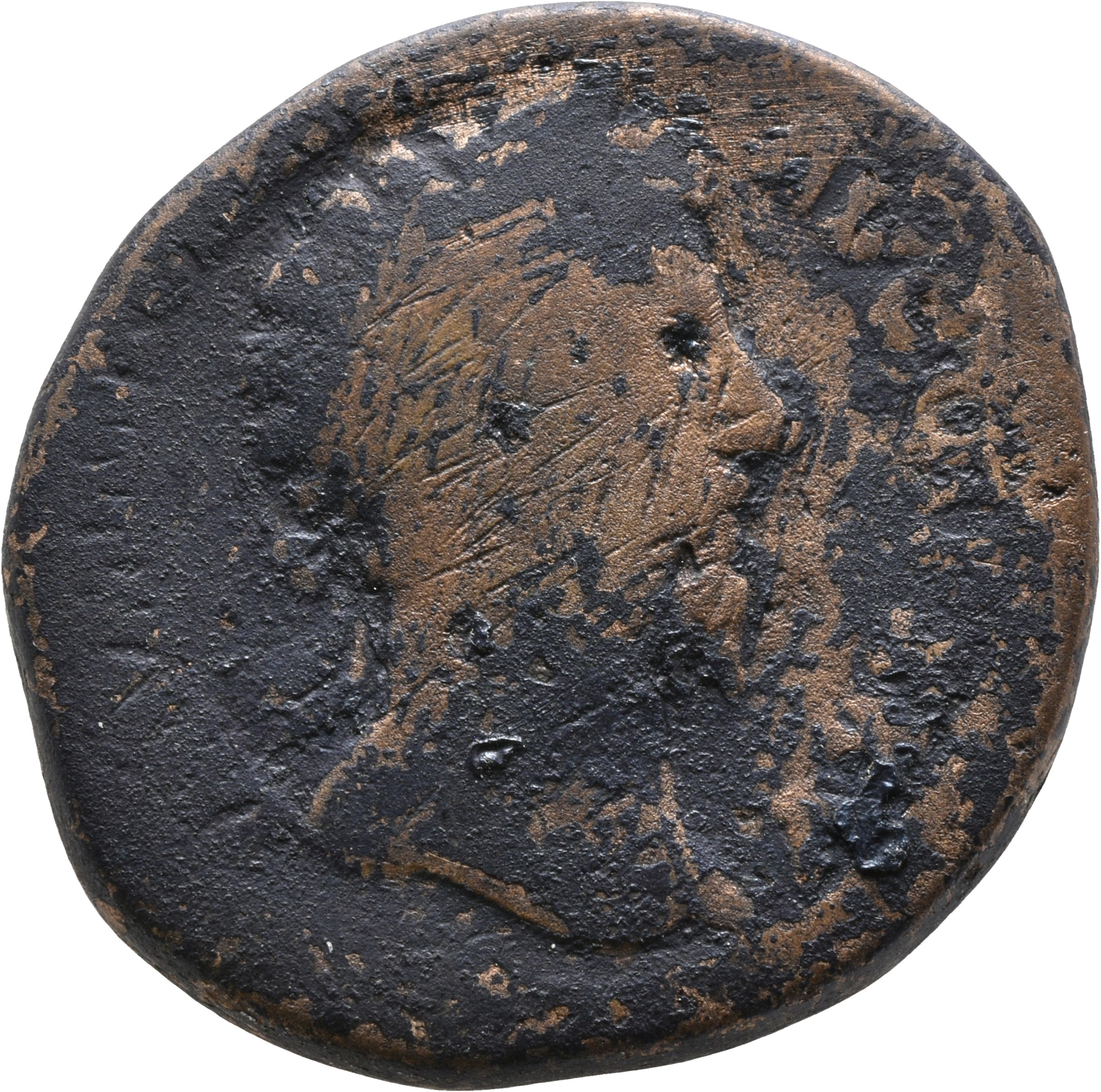 RIC III Marcus Aurelius 1006 Marcus Aurelius obverse — Head of Marcus Aurelius, laureate, right