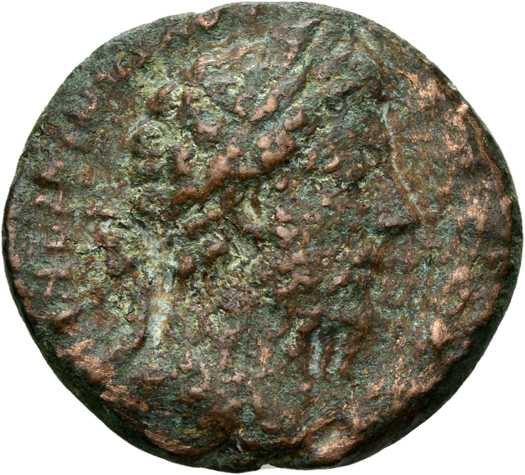 RIC III Marcus Aurelius 1028 Marcus Aurelius obverse, Head of Marcus Aurelius, laureate, right